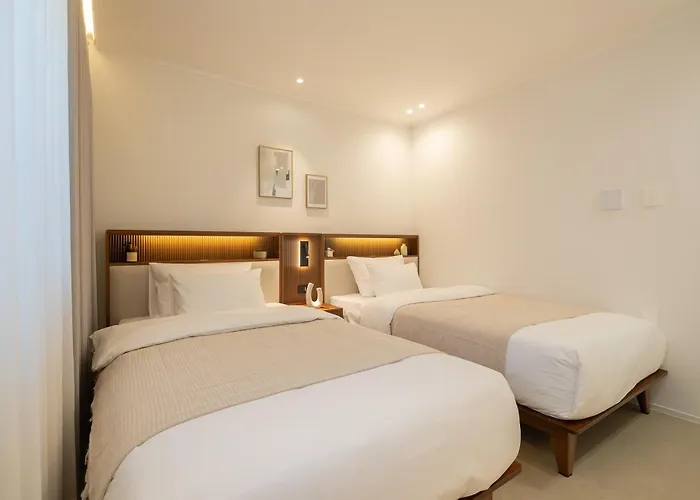 Haru 신규오픈 할인#고급숙소#호텔침대#지하철도보4분#hongdae 1정거장 #kpop방송국 인접 Apartamento *