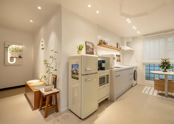 Haru 신규오픈 할인#고급숙소#호텔침대#지하철도보4분#hongdae 1정거장 #kpop방송국 인접 Apartamento