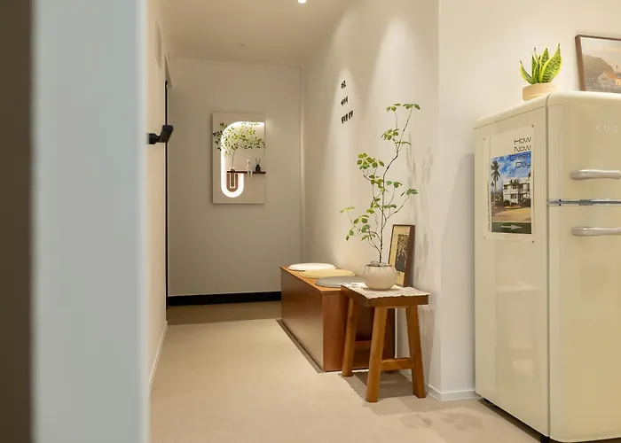 Haru 신규오픈 할인#고급숙소#호텔침대#지하철도보4분#hongdae 1정거장 #kpop방송국 인접 Apartamento *